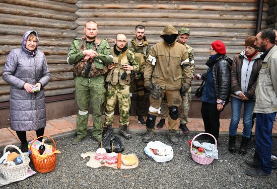 Празднование Пасхи в Мариуполе