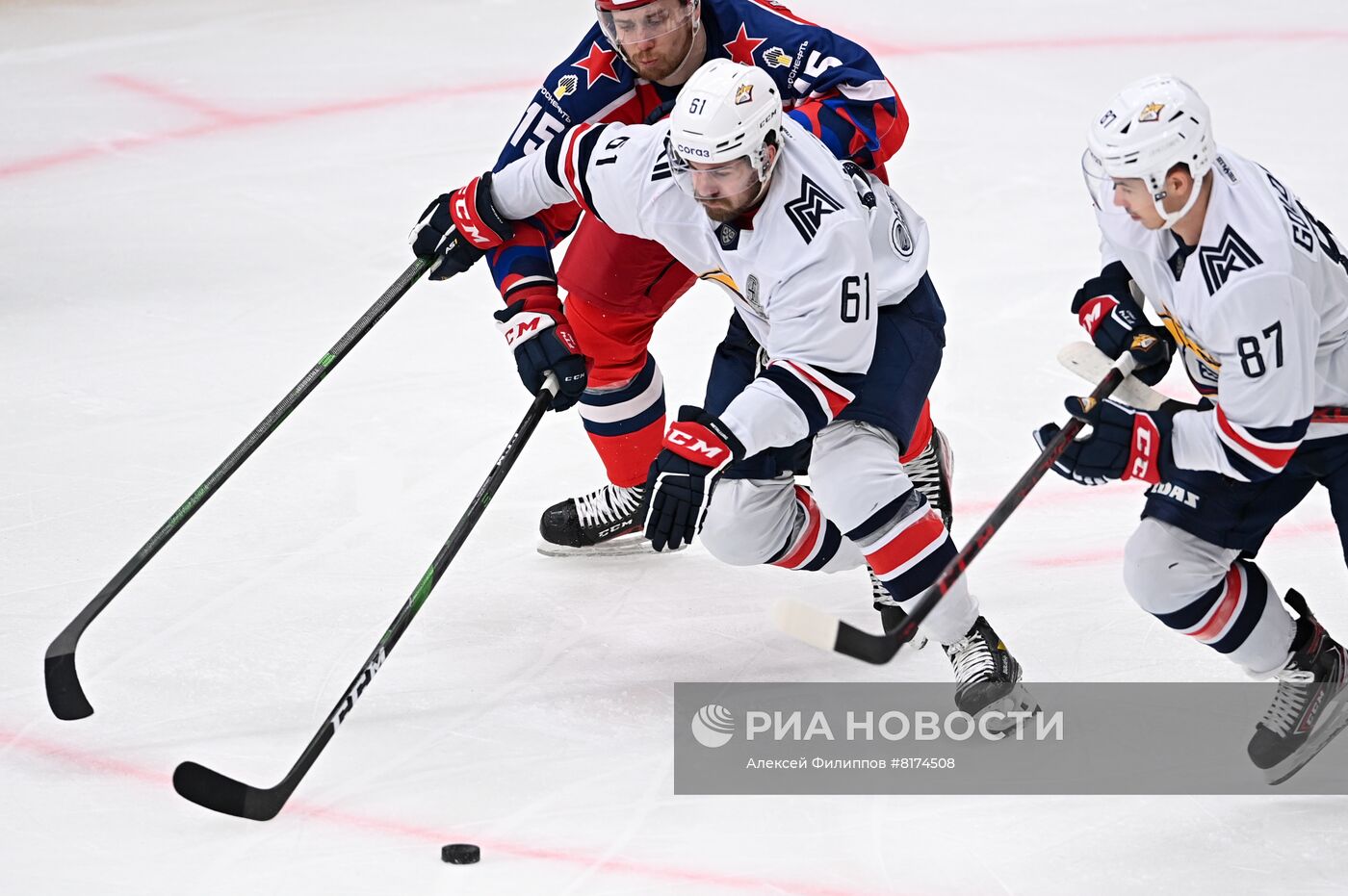 Хоккей. КХЛ. Финальная серия. Матч ЦСКА -"Металлург"