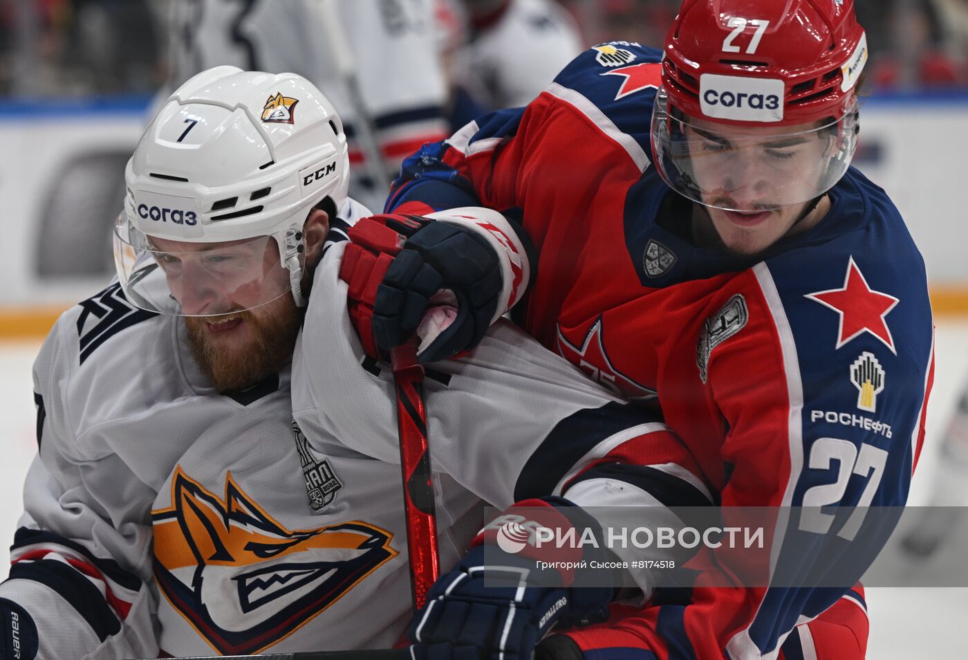 Хоккей. КХЛ. Финальная серия. Матч ЦСКА -"Металлург"