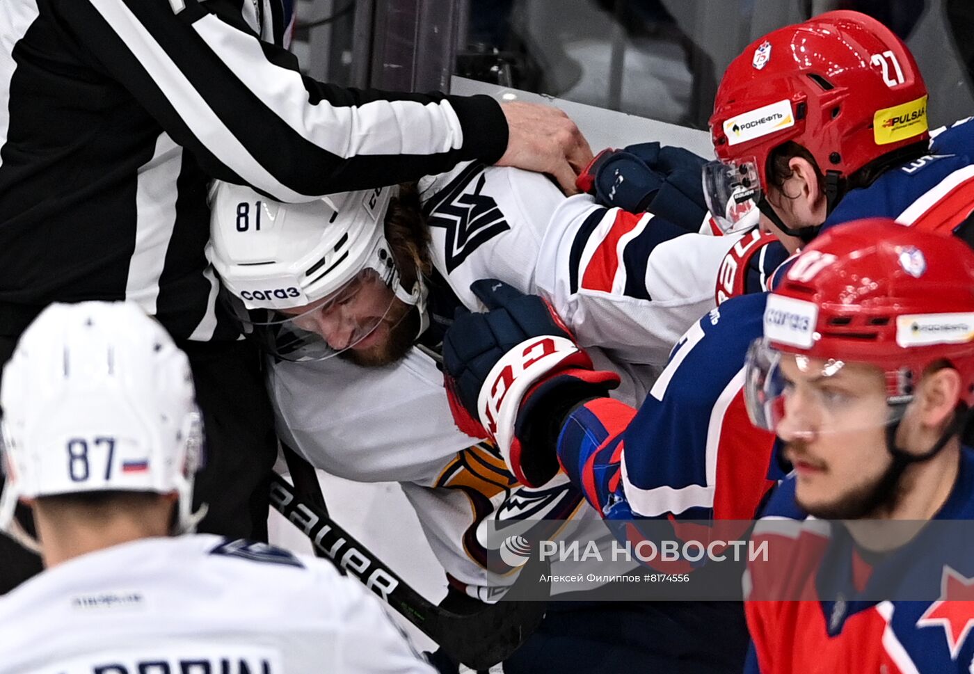 Хоккей. КХЛ. Финальная серия. Матч ЦСКА -"Металлург"