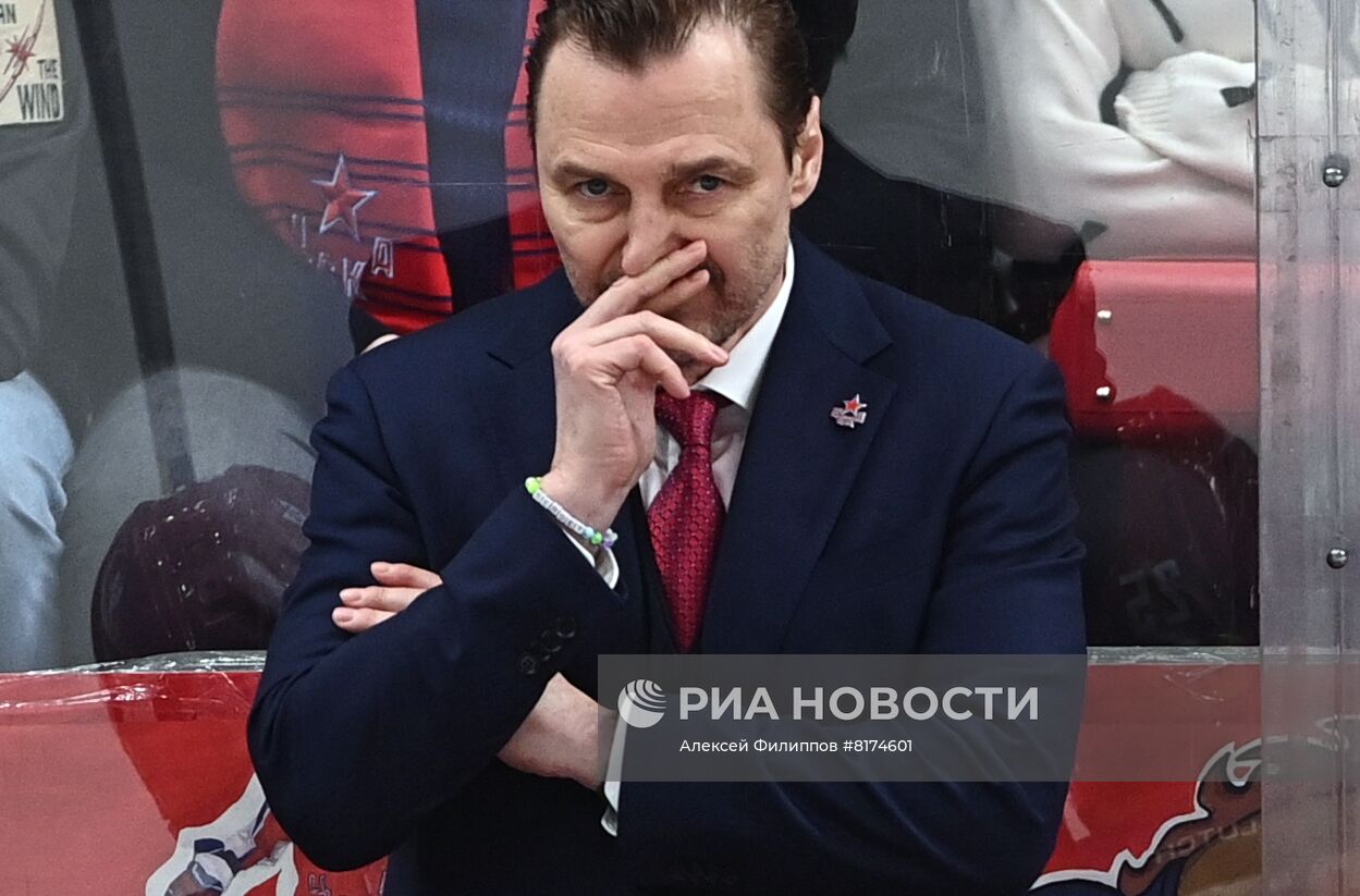 Хоккей. КХЛ. Финальная серия. Матч ЦСКА -"Металлург"