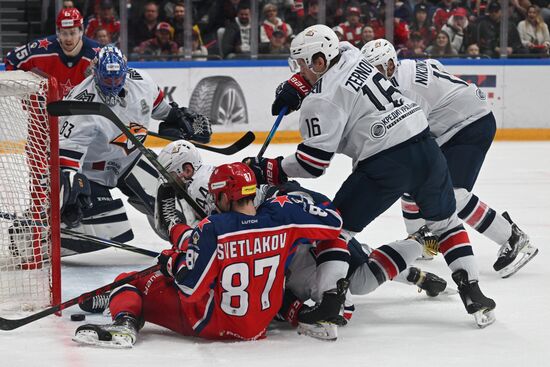 Хоккей. КХЛ. Финальная серия. Матч ЦСКА -"Металлург"