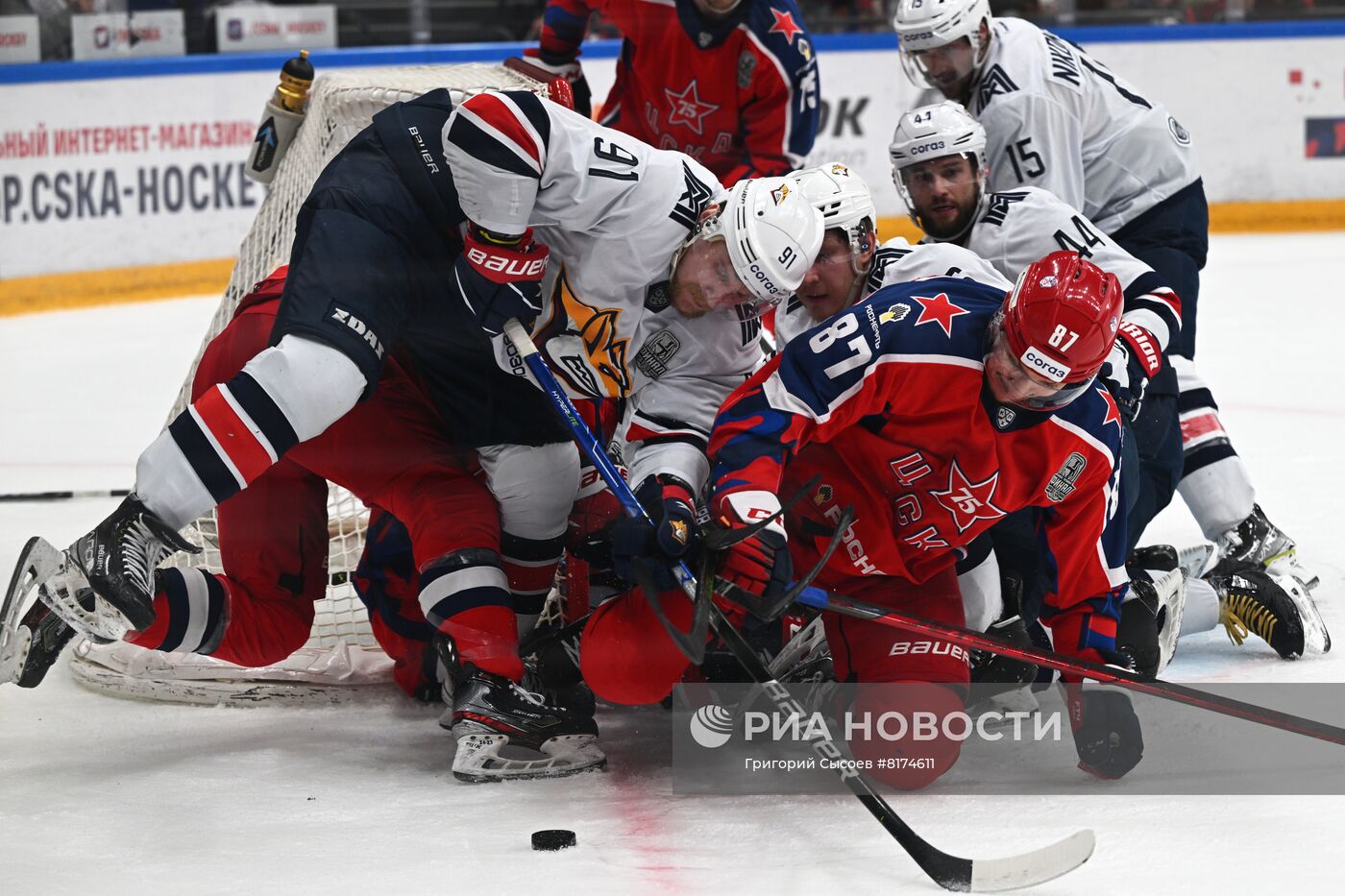 Хоккей. КХЛ. Финальная серия. Матч ЦСКА -"Металлург"