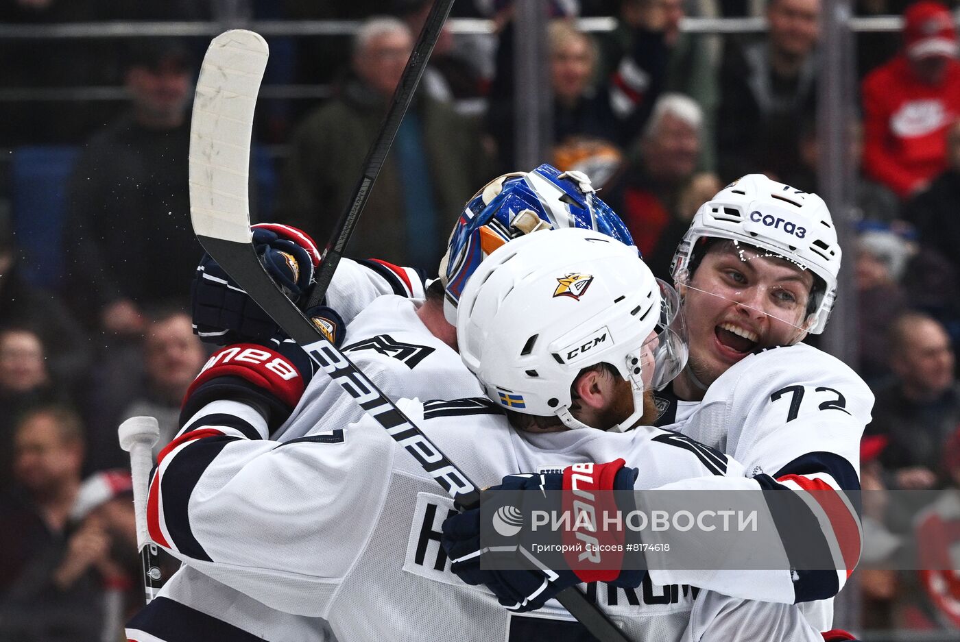 Хоккей. КХЛ. Финальная серия. Матч ЦСКА -"Металлург"