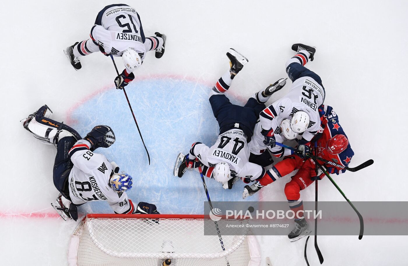 Хоккей. КХЛ. Финальная серия. Матч ЦСКА -"Металлург"