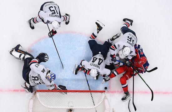 Хоккей. КХЛ. Финальная серия. Матч ЦСКА -"Металлург"