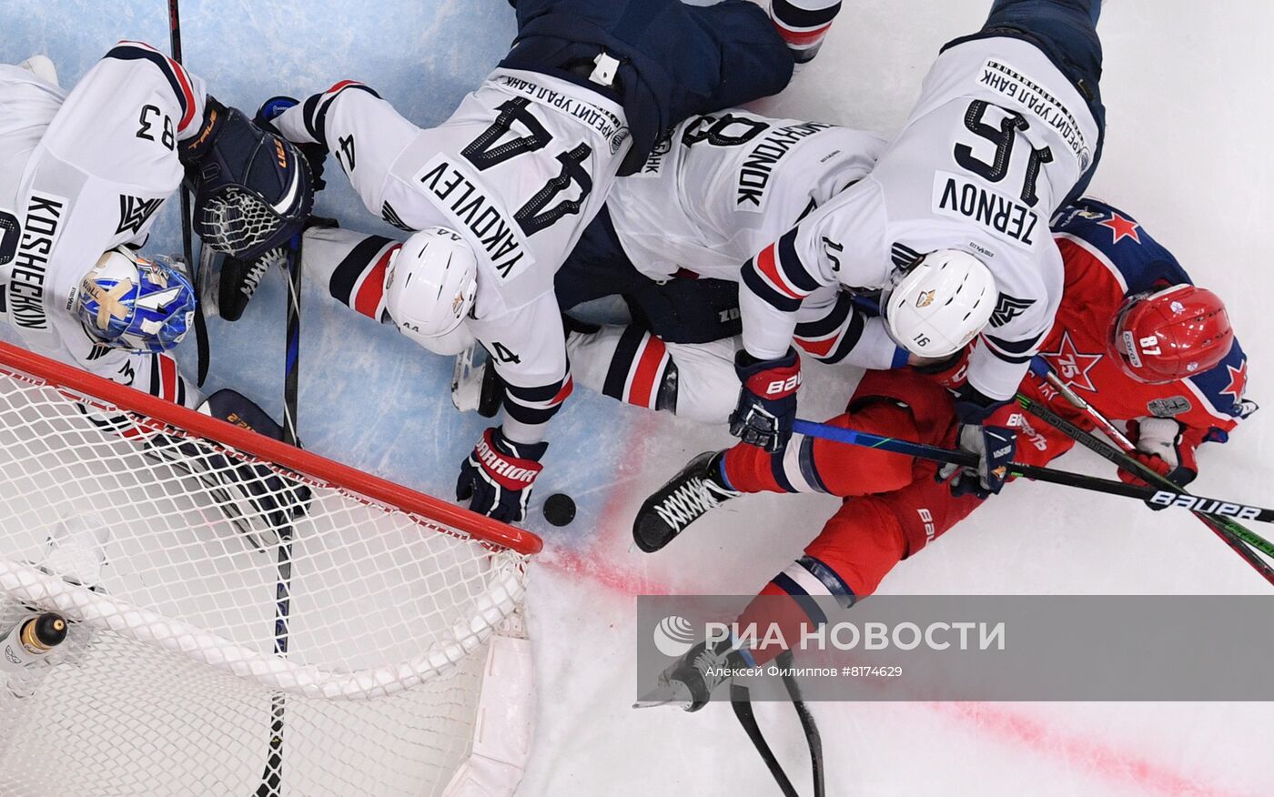 Хоккей. КХЛ. Финальная серия. Матч ЦСКА -"Металлург"