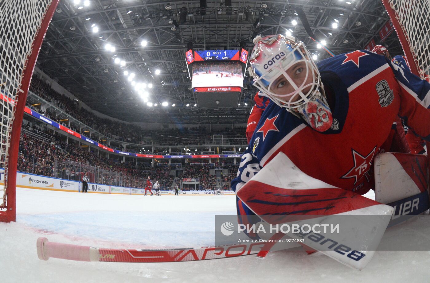 Хоккей. КХЛ. Финальная серия. Матч ЦСКА -"Металлург"