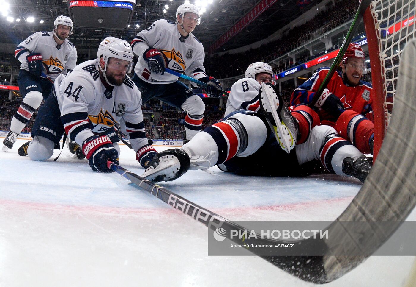 Хоккей. КХЛ. Финальная серия. Матч ЦСКА -"Металлург"