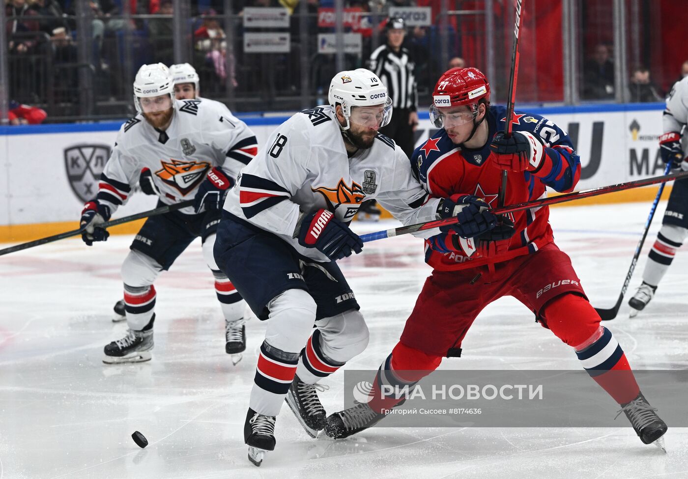 Хоккей. КХЛ. Финальная серия. Матч ЦСКА -"Металлург"