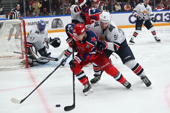 Хоккей. КХЛ. Финальная серия. Матч ЦСКА -"Металлург"