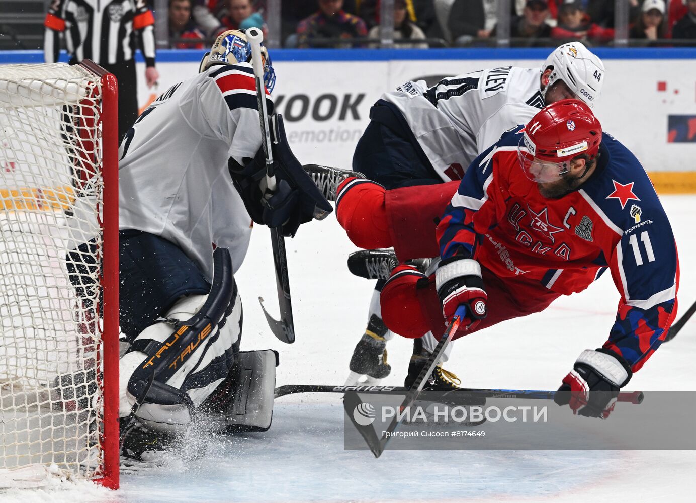 Хоккей. КХЛ. Финальная серия. Матч ЦСКА -"Металлург"