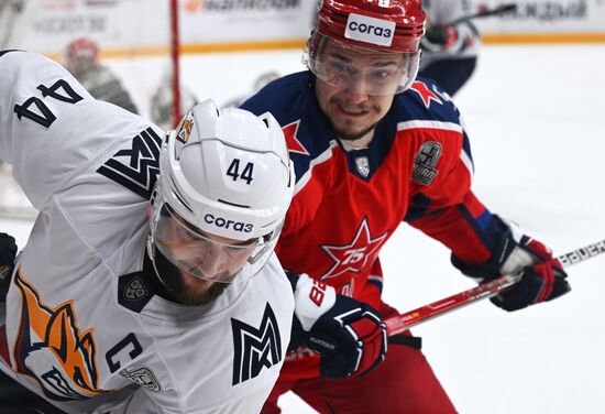 Хоккей. КХЛ. Финальная серия. Матч ЦСКА -"Металлург"