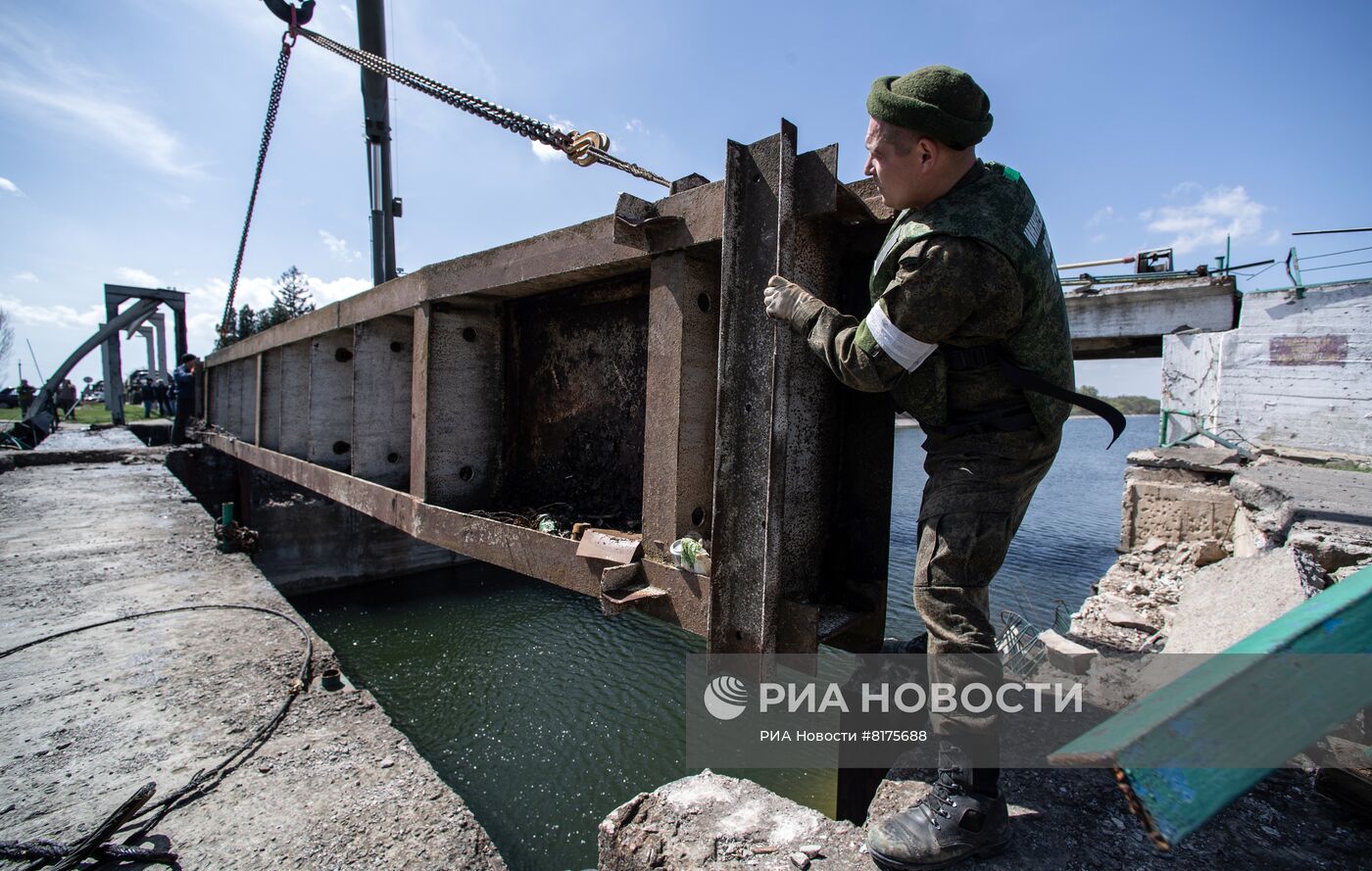 Инженерные войска восстанавливают инфраструктуру в Херсонской области