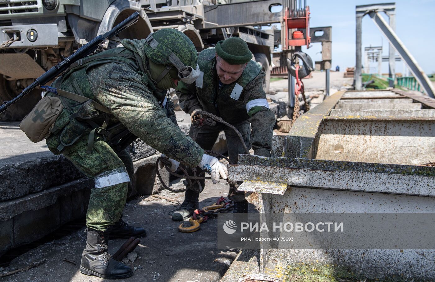 Инженерные войска восстанавливают инфраструктуру в Херсонской области