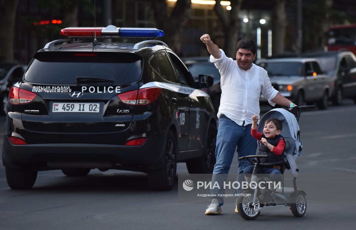 Шествие оппозиции в Ереване