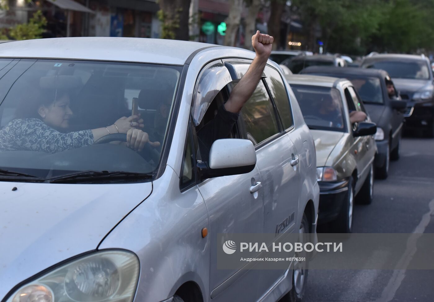 Шествие оппозиции в Ереване