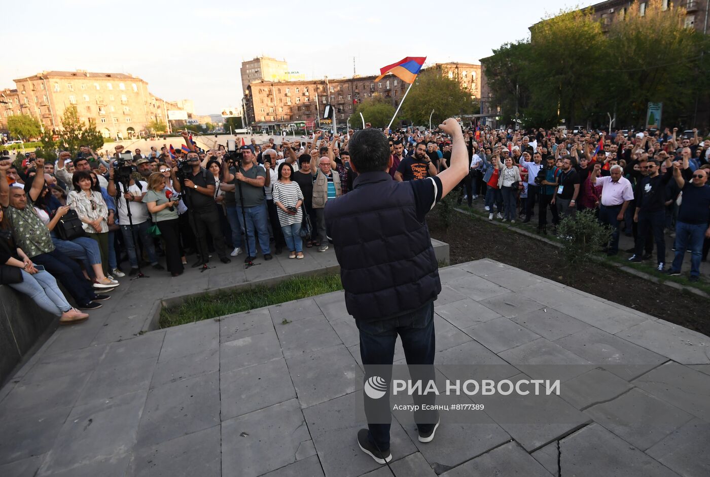 Акции протеста оппозиции в Ереване