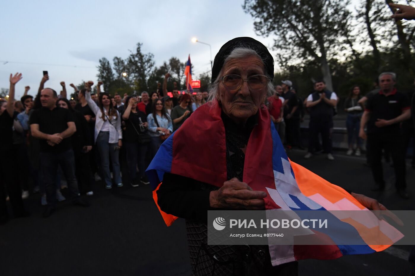 Акции протеста оппозиции в Ереване