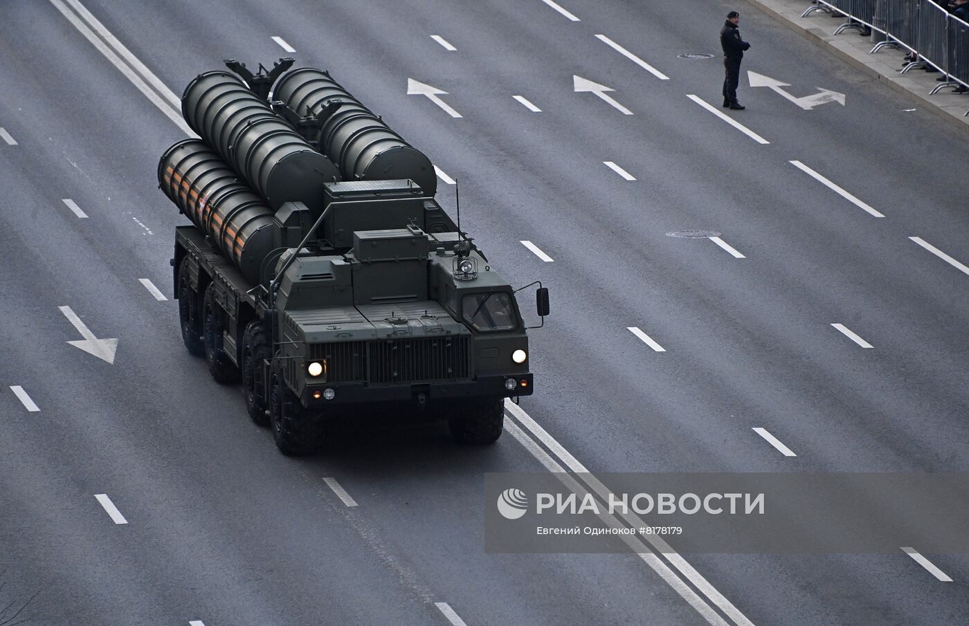 Подготовка к репетиции парада Победы в Москве