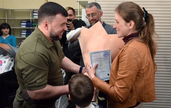 Глава ДНР Д. Пушилин посетил Мариуполь