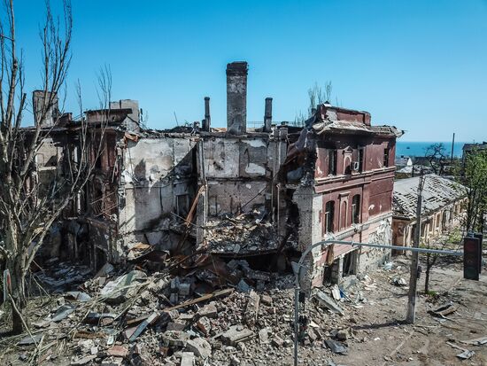 Центр Мариуполя