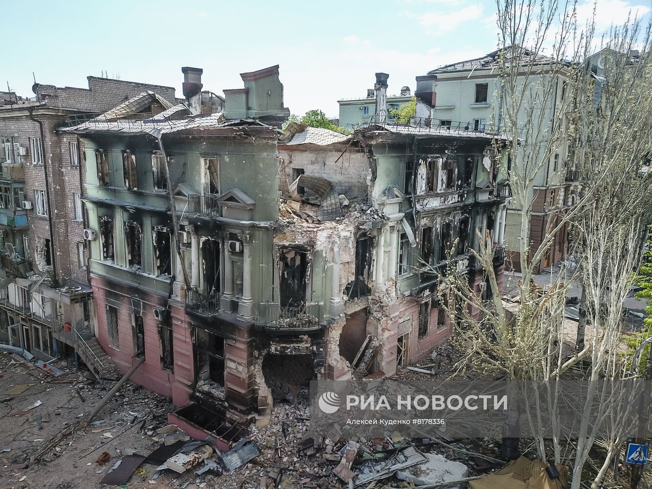 Центр Мариуполя