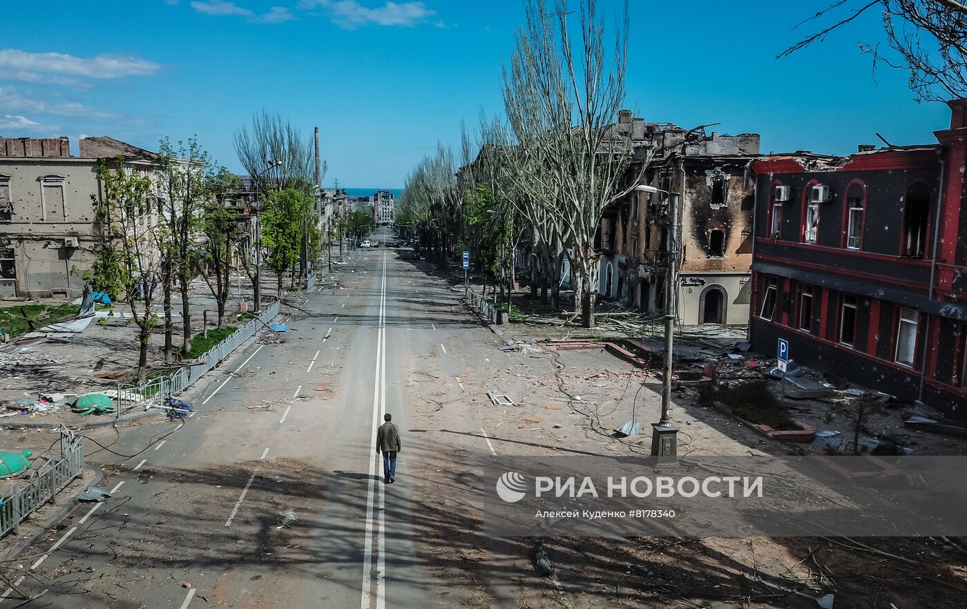 Центр Мариуполя