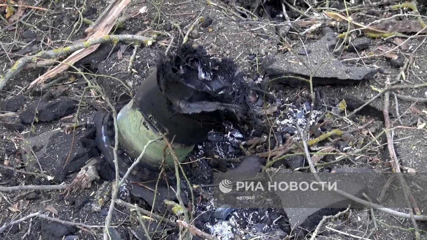 Последствия ракетно-артиллерийского удара ВСУ по жилым кварталам Херсона