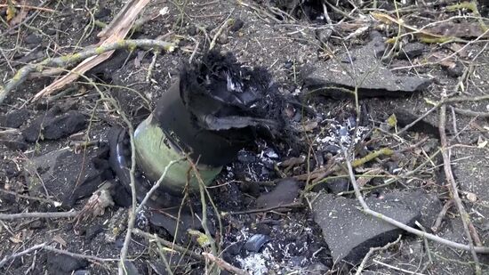 Последствия ракетно-артиллерийского удара ВСУ по жилым кварталам Херсона