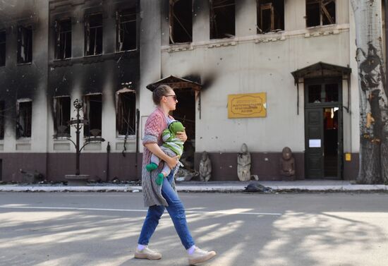 Центр Мариуполя