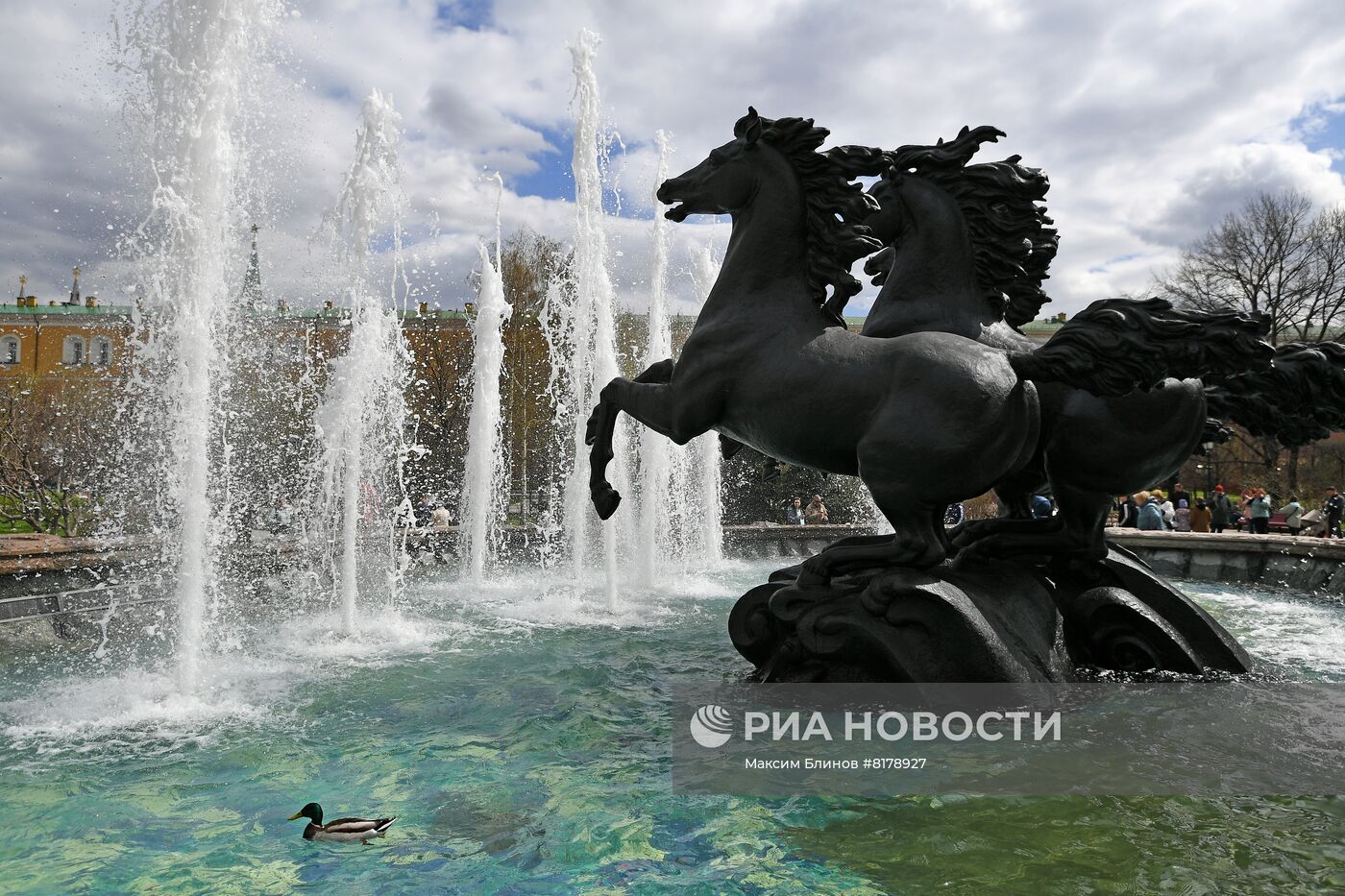 В Москве открылся сезон фонтанов