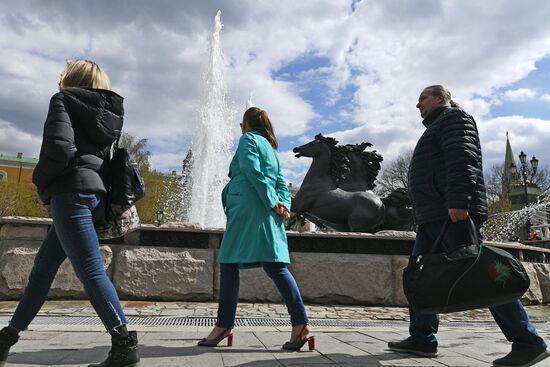 В Москве открылся сезон фонтанов