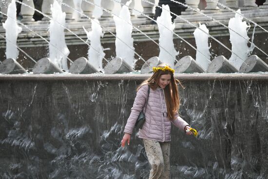 В Москве открылся сезон фонтанов