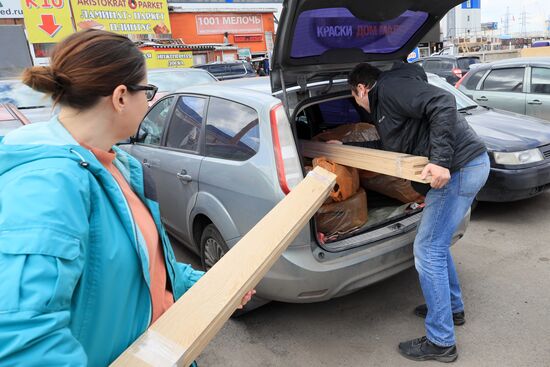 Продажи строительных материалов выросли с началом дачного сезона