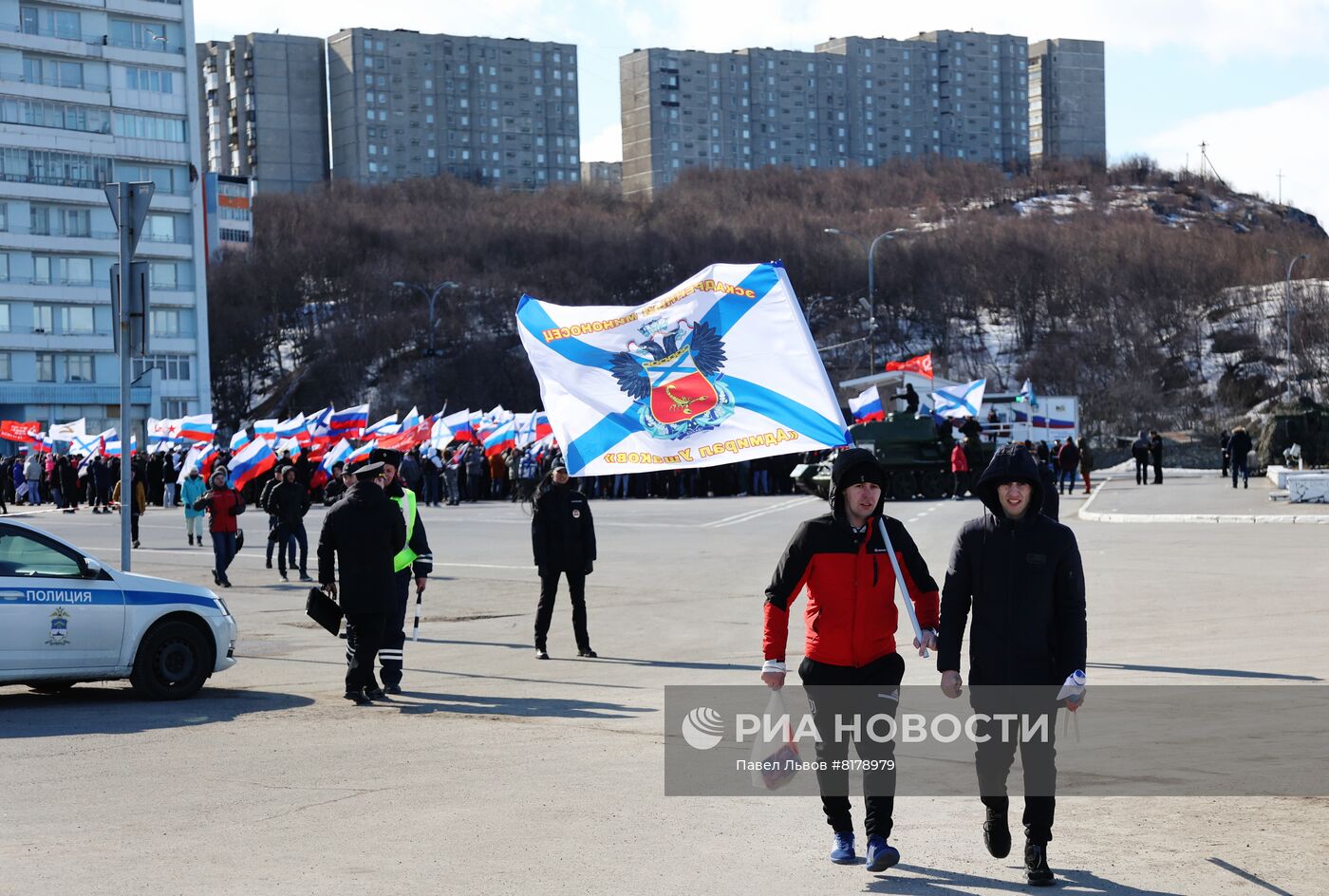 Концерт-митинг "Za мир без нацизма" в Североморске