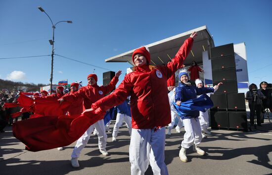 Концерт-митинг "Za мир без нацизма" в Североморске