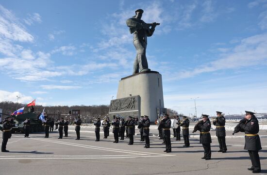 Концерт-митинг "Za мир без нацизма" в Североморске