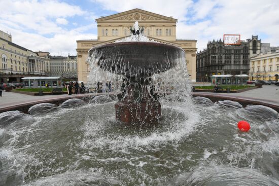 В Москве открылся сезон фонтанов