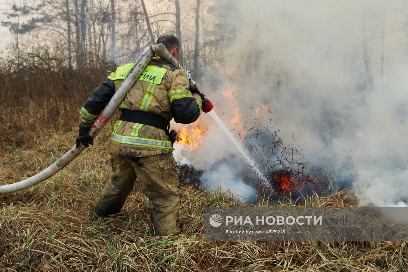 Природные пожары в Курганской области