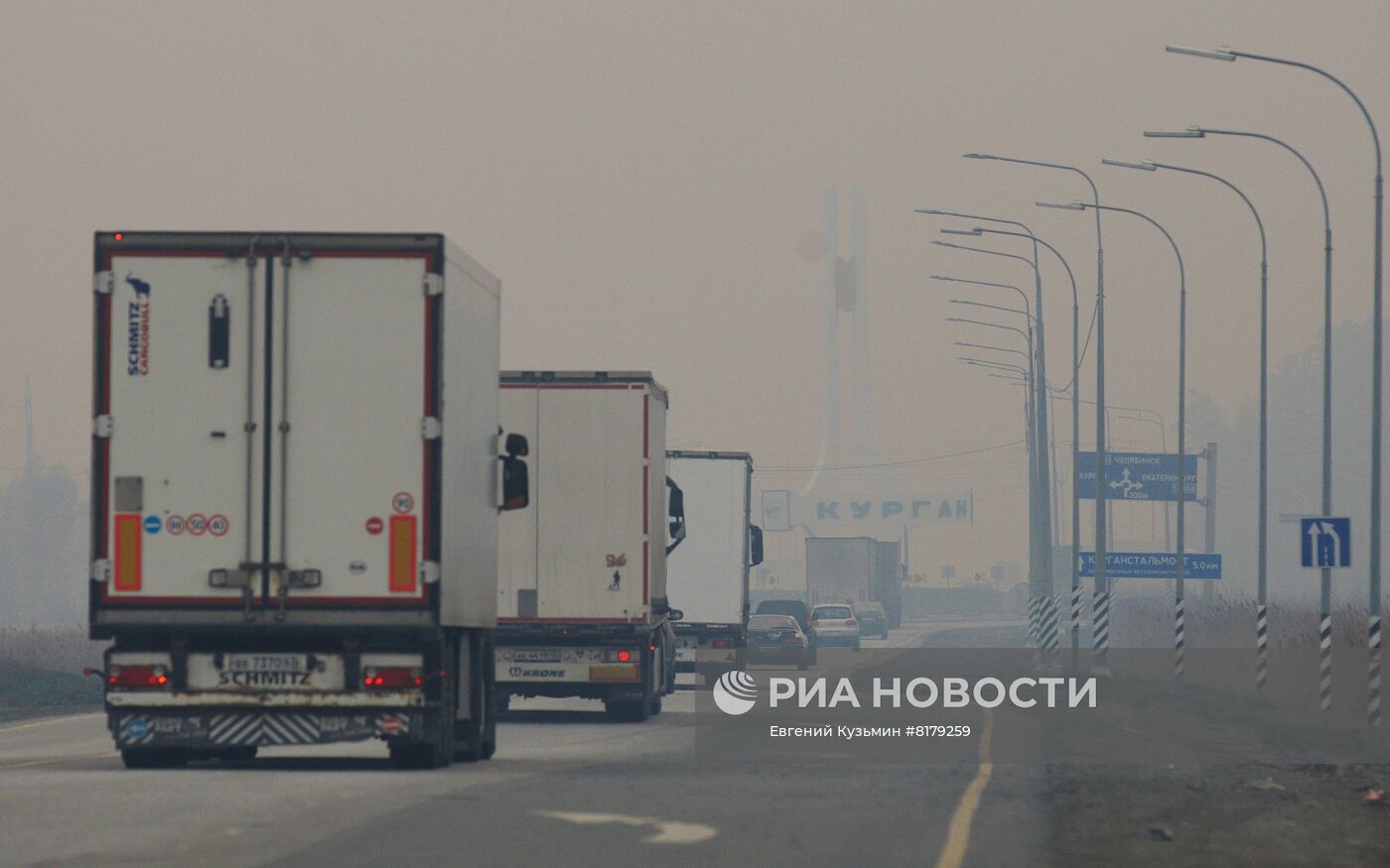 Природные пожары в Курганской области