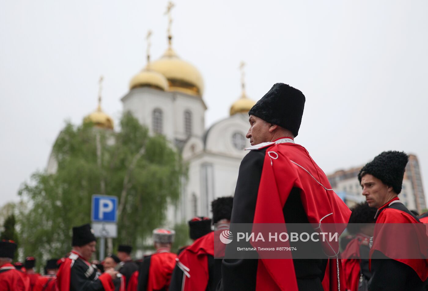 Общевойсковой казачий молебен