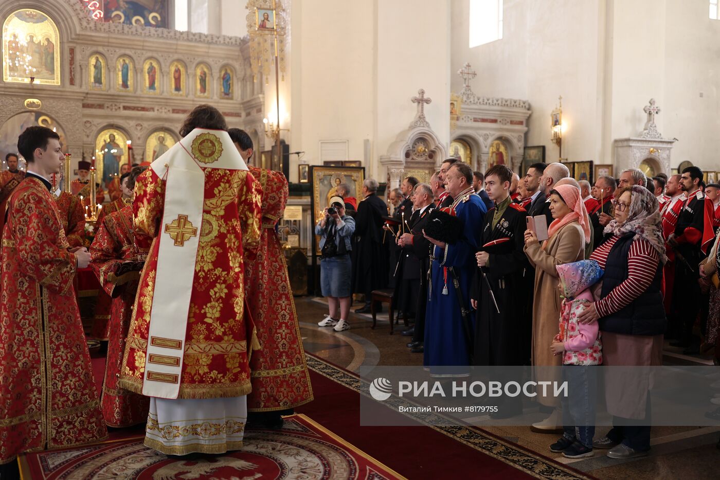 Общевойсковой казачий молебен