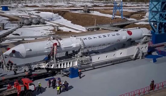 С космодрома Плесецк запущена ракета "Ангара-1.2" со спутником Минобороны РФ