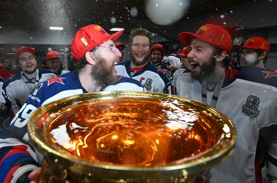 Хоккей. КХЛ. Финальная серия. Матч "Металлург" - ЦСКА