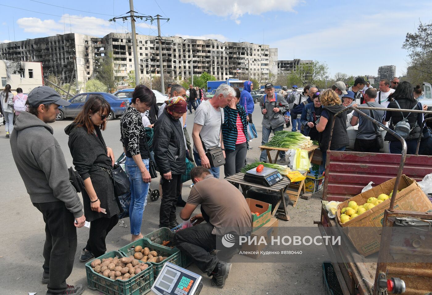 Мирная жизнь в Мариуполе