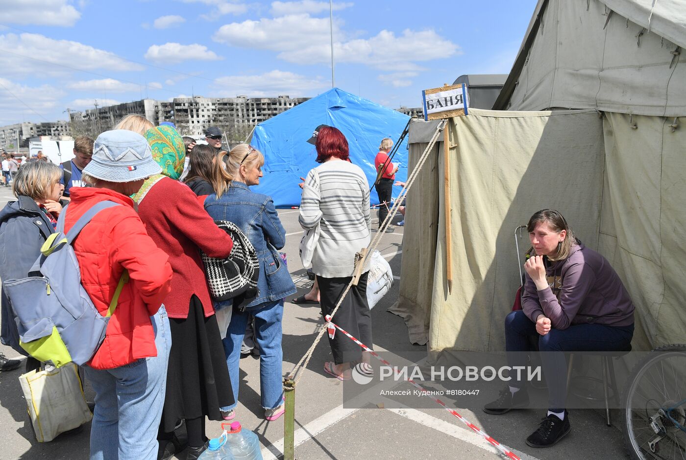 Мирная жизнь в Мариуполе