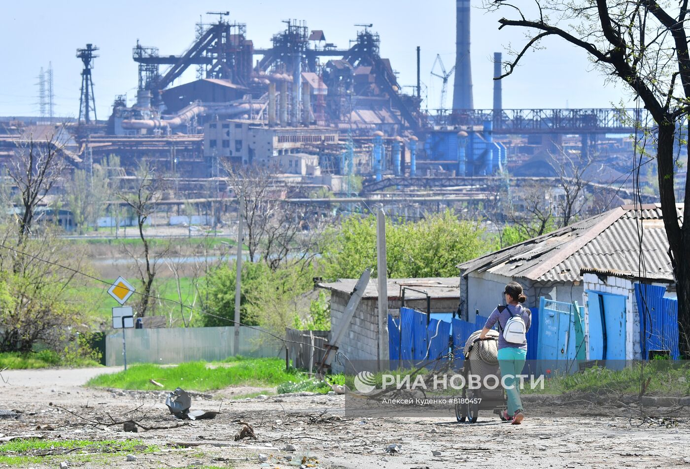 Мирная жизнь в Мариуполе