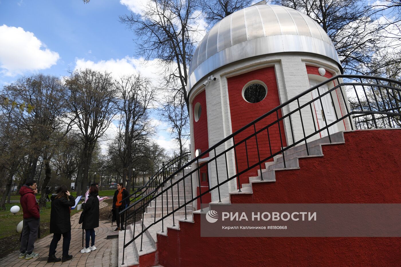 Открытие народной обсерватории в Парке Горького после реставрации