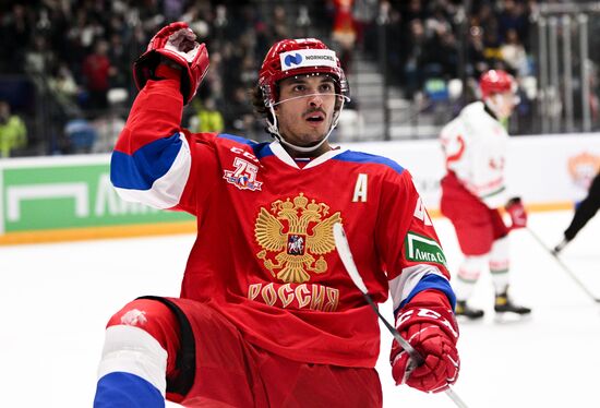 Хоккей. Выставочный матч. Россия - Белоруссия